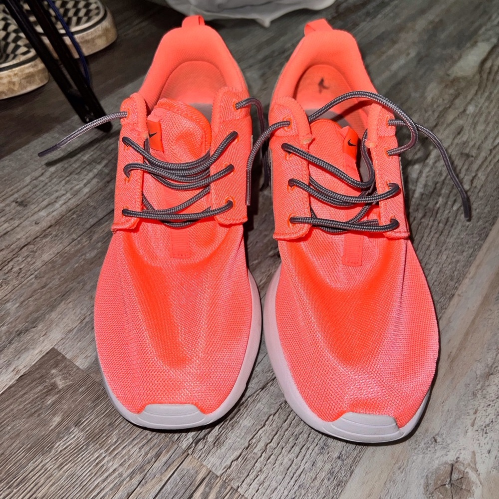 Nike Bright Orange Sneakers with Gray Accents
